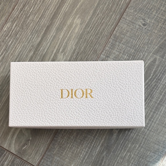Dior Accessories - Dior Textured White Box with Gold Logo
